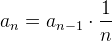 další člen řady pro e